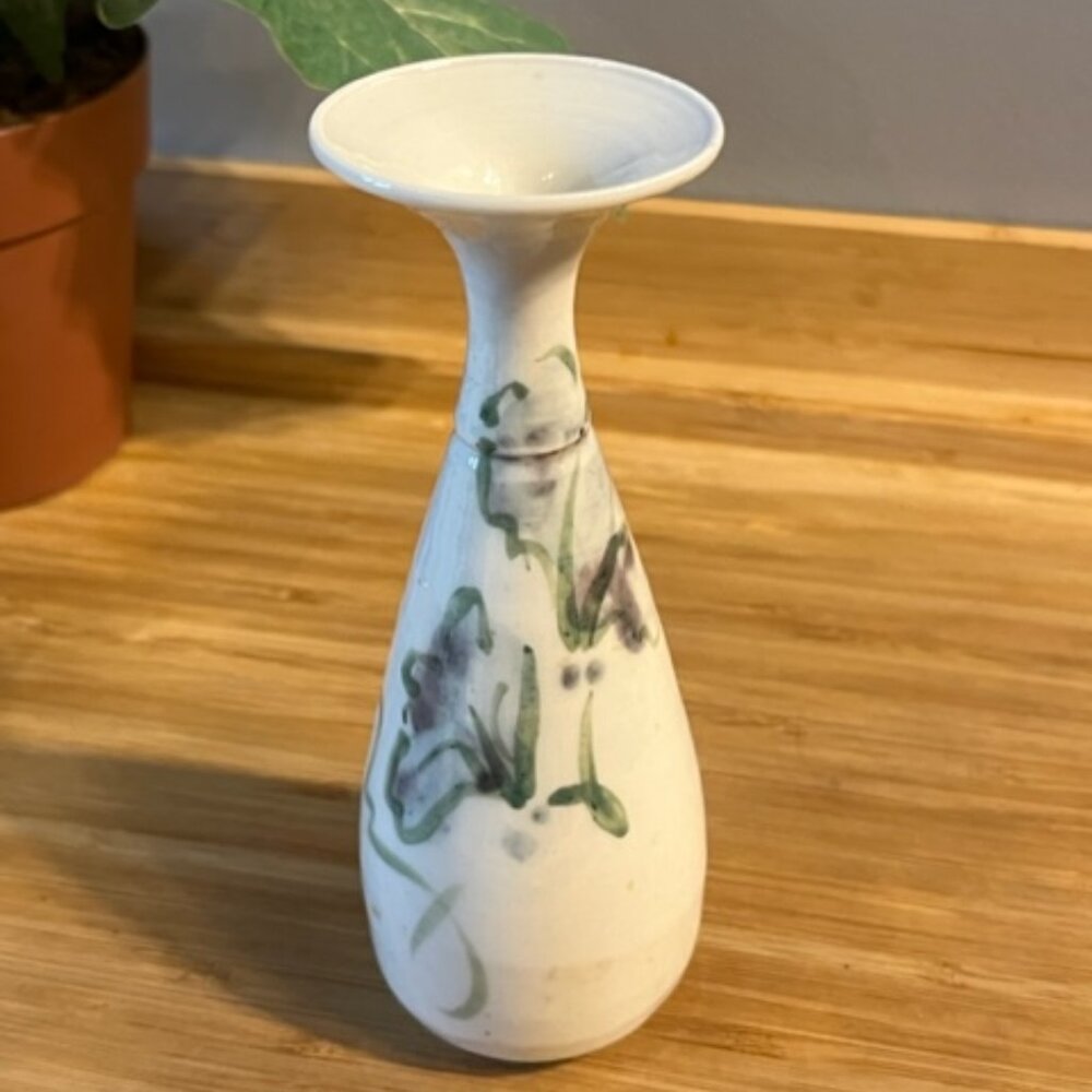 Pottery Vase artist signed K Gott ? Vintage
